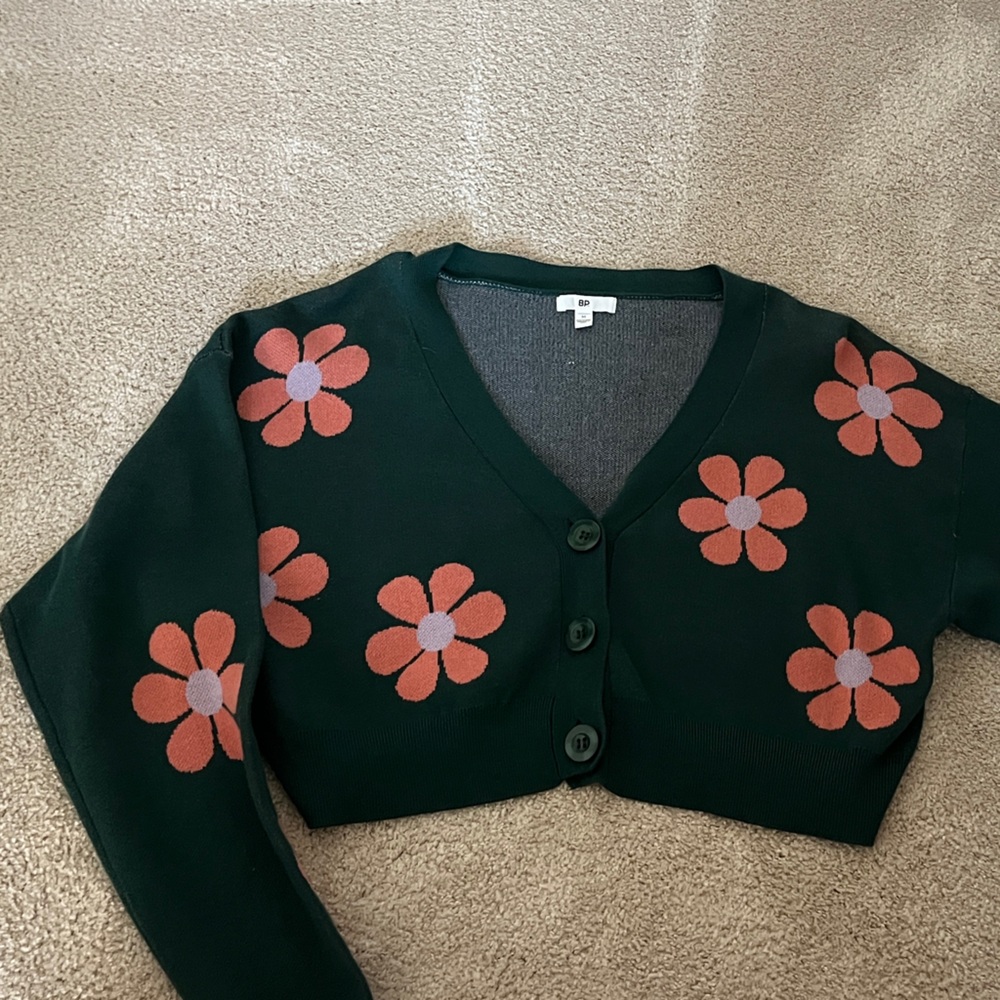 BP Green Knit Sweater